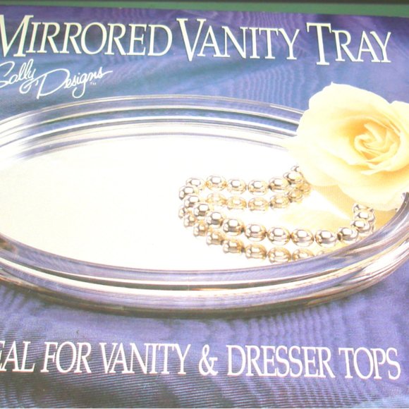 Mirrored Vanity Tray with Original Box Vintage - Picture 14 of 14